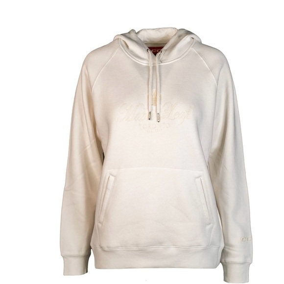 CCM Tops - Toronto Maple leafs White Sweatshirt